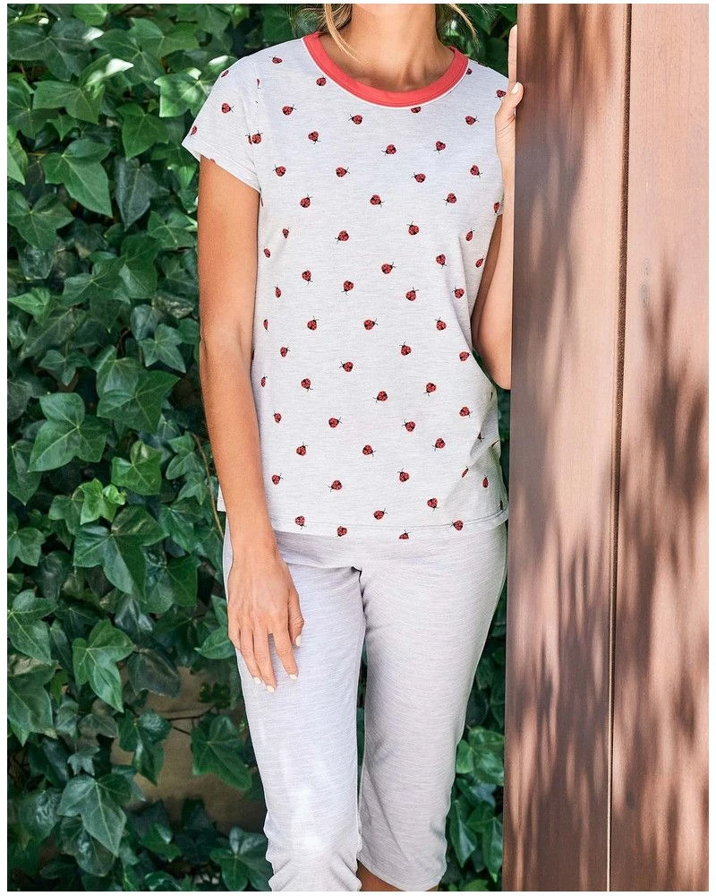 Pyjama Manches Courtes "sweet And Pyjamas" Massana 3 Pyjama Manches Courtes "sweet And Pyjamas" Massana