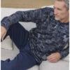 Pyjamas Manches Longues Massana Imprimé Bleu Marine 2 Pyjamas Manches Longues Massana Imprimé Bleu Marine -Sous Vêtement Boutique pyjamas manches longues massana imprime bleu marine