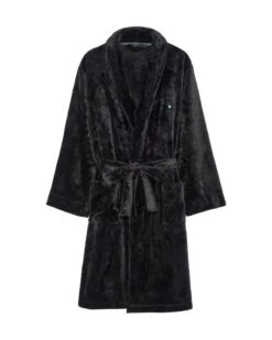 Robe De Chambre HOM Nice (Noir) -Sous Vêtement Boutique robe de chambre hom nice noir 2