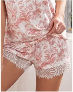 Short Antigel Jungle De Jouy (Rose De Jouy)