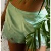 Short Lise Charmel Amour Nymphea (Jade Aqua) 1 Short Lise Charmel Amour Nymphea (Jade Aqua) -Sous Vêtement Boutique short lise charmel amour nymphea jade aqua
