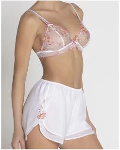 Short Lise Charmel Été Frivole (Blanc Frivole) -Sous Vêtement Boutique short lise charmel ete frivole blanc frivole 4