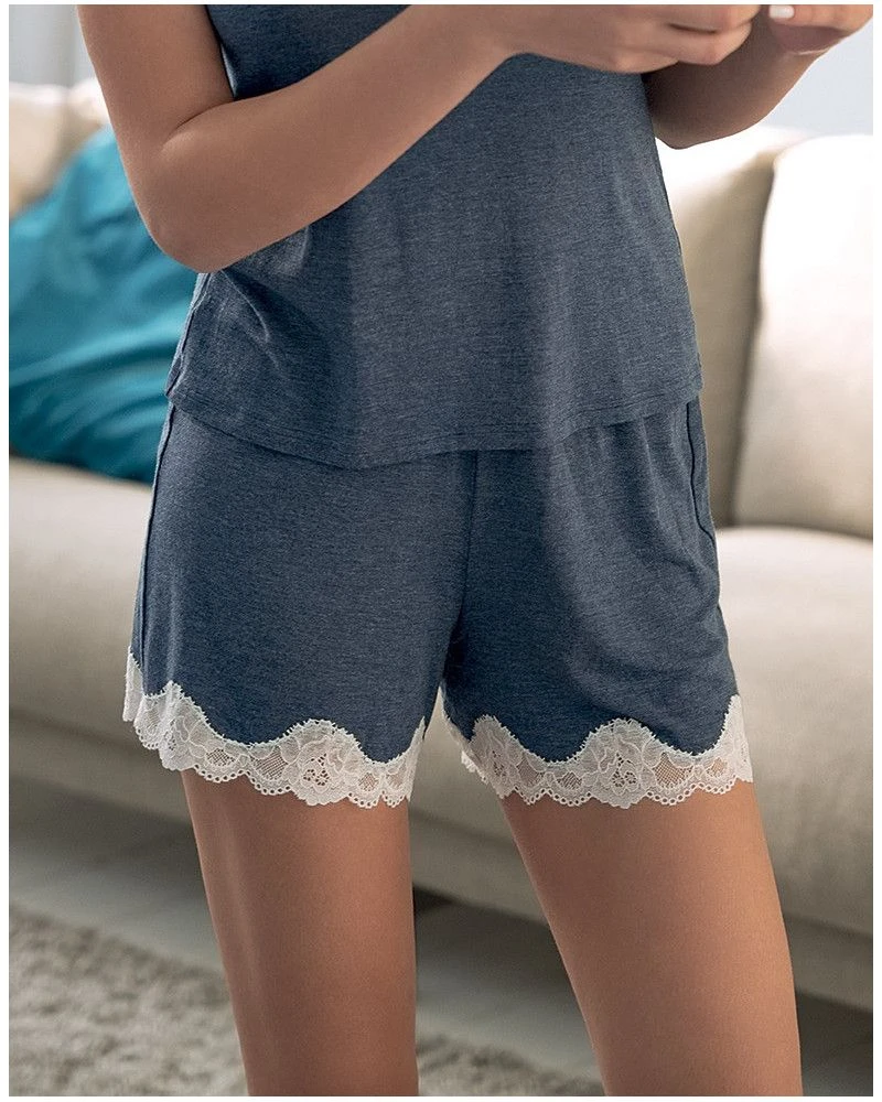 Short Mi-long Antigel Simply Perfect (Bleu Chiné Nacre) 3 Short Mi-long Antigel Simply Perfect (Bleu Chiné Nacre)