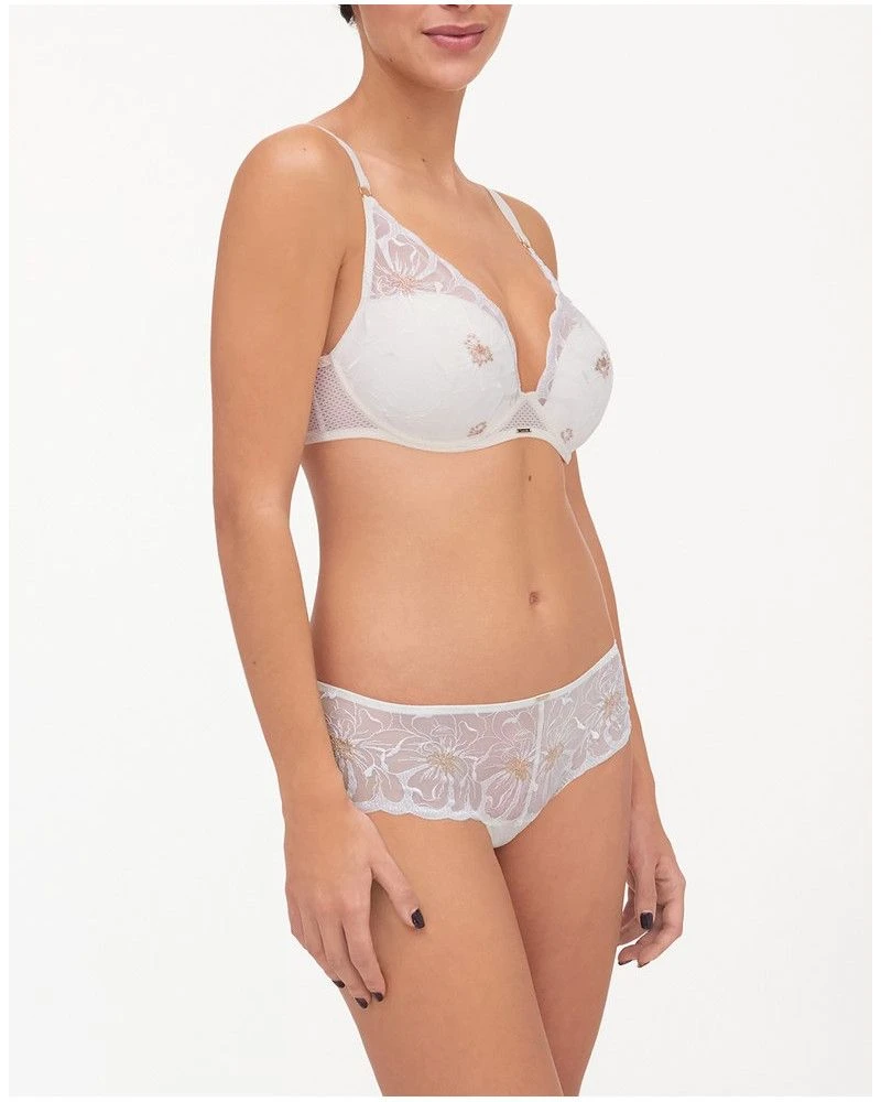Shorty Chantelle Fleurs (Ivoire Doré) 5 Shorty Chantelle Fleurs (Ivoire Doré) – Image 3