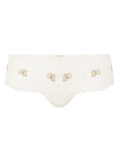 Shorty Chantelle Fleurs (Ivoire Doré) 9 Shorty Chantelle Fleurs (Ivoire Doré) -Sous Vêtement Boutique shorty chantelle fleurs ivoire dore 3