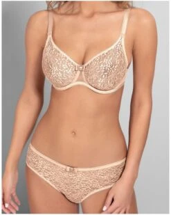 Shorty Empreinte Allure (Amande) 10 Shorty Empreinte Allure (Amande) -Sous Vêtement Boutique shorty empreinte allure amande 3