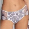 Shorty Empreinte Lilly Rose (Bleu De Jouy) 1 Shorty Empreinte Lilly Rose (Bleu De Jouy) -Sous Vêtement Boutique shorty empreinte lilly rose bleu de jouy