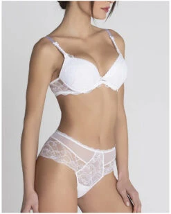 Shorty Lise Charmel Féérie Couture (Blanc) 12 Shorty Lise Charmel Féérie Couture (Blanc) -Sous Vêtement Boutique shorty lise charmel feerie couture blanc 3