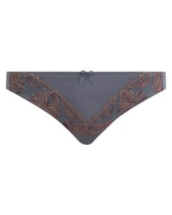 Slip Chantelle Champs-Elysées (Slate Grey) -Sous Vêtement Boutique slip chantelle champs elysees slate grey 5