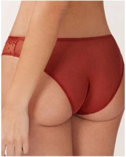 Slip Empreinte Ellen (Rouge Toscan) -Sous Vêtement Boutique slip empreinte ellen rouge toscan 2