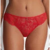 Slip Italien Aubade Flowermania (Rouge Floral) -Sous Vêtement Boutique slip italien aubade flowermania rouge floral
