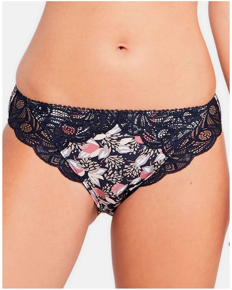 Slip Sans Complexe Ariane Fantaisy (Imprimé Bleu Marine) 3 Slip Sans Complexe Ariane Fantaisy (Imprimé Bleu Marine)