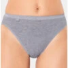 Slips Taï Basic + Sloggi (Lot De 4) (Gris) -Sous Vêtement Boutique slips tai basic sloggi lot de 4 gris