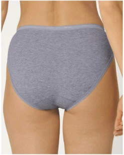 Slips Taï Basic + Sloggi (Lot De 4) (Gris) -Sous Vêtement Boutique slips tai basic sloggi lot de 4 gris 3