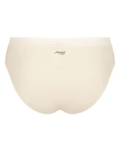 Slips Taï (Lot De 2) Coton Bio Sloggi GO Ribbed (Angora) 14 Slips Taï (Lot De 2) Coton Bio Sloggi GO Ribbed (Angora) -Sous Vêtement Boutique slips tai lot de 2 coton bio sloggi go ribbed angora 5