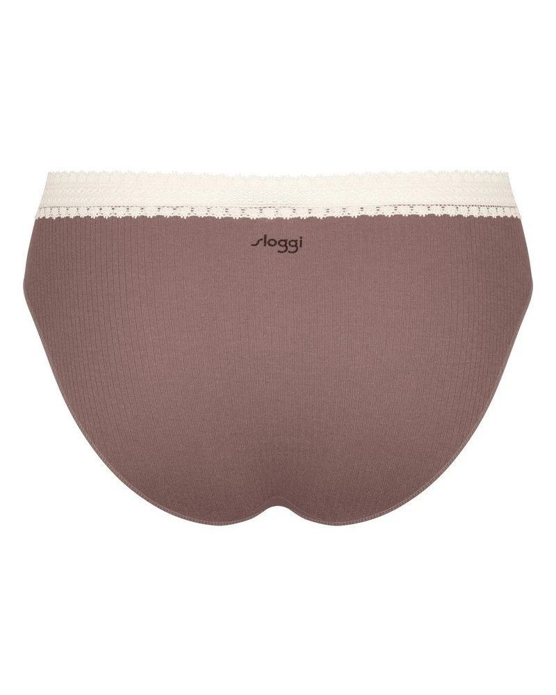 Slips Taï (Lot De 2) Coton Bio Sloggi GO Ribbed (Angora) 9 Slips Taï (Lot De 2) Coton Bio Sloggi GO Ribbed (Angora) – Image 7