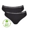 Slips Tai (Lot De 2) Coton Bio Sloggi GO Ribbed (Noir) 2 Slips Tai (Lot De 2) Coton Bio Sloggi GO Ribbed (Noir) -Sous Vêtement Boutique slips tai lot de 2 coton bio sloggi go ribbed noir