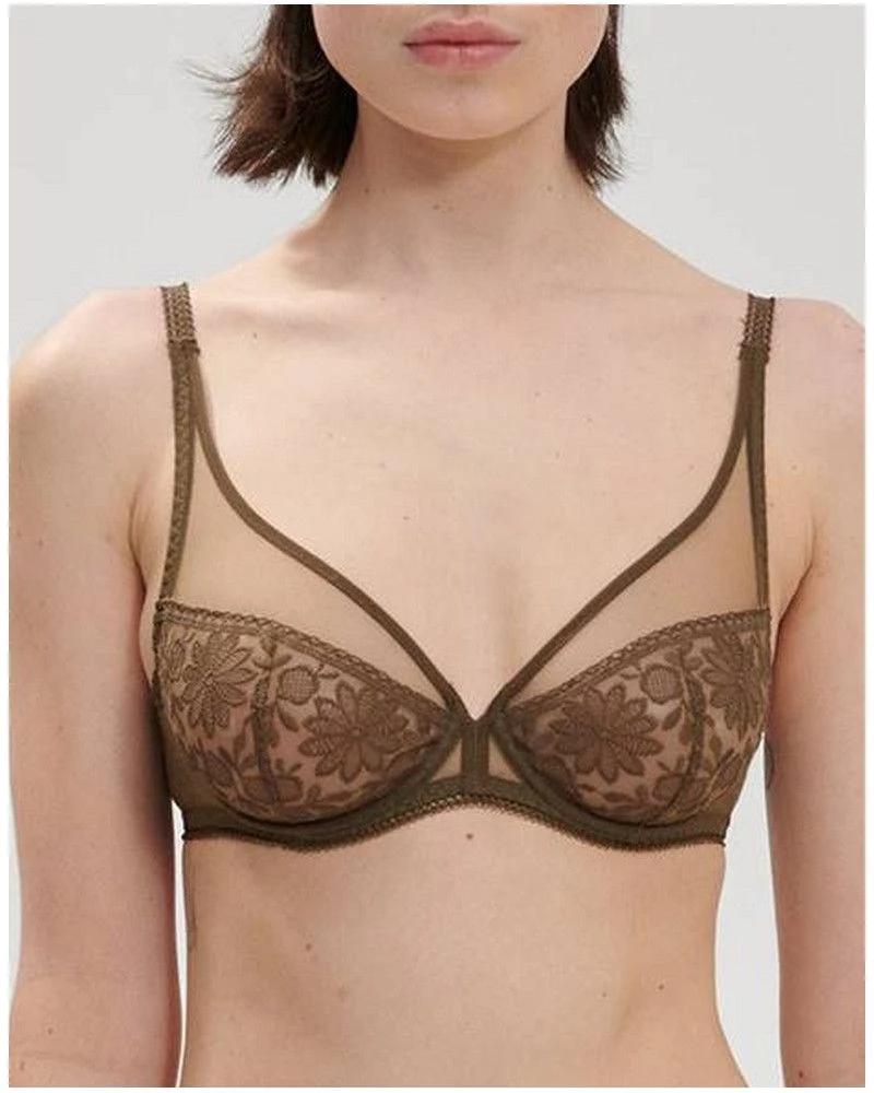 Simone Perele Soutien-gorge Armature Décolleté Plongeant Simone Pérèle Amazone (Vert Nomade) 3 Simone Perele Soutien-gorge Armature Décolleté Plongeant Simone Pérèle Amazone (Vert Nomade)