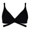 Soutien-gorge Armatures Triangle De Bain Antigel La Chiquissima (Noir)