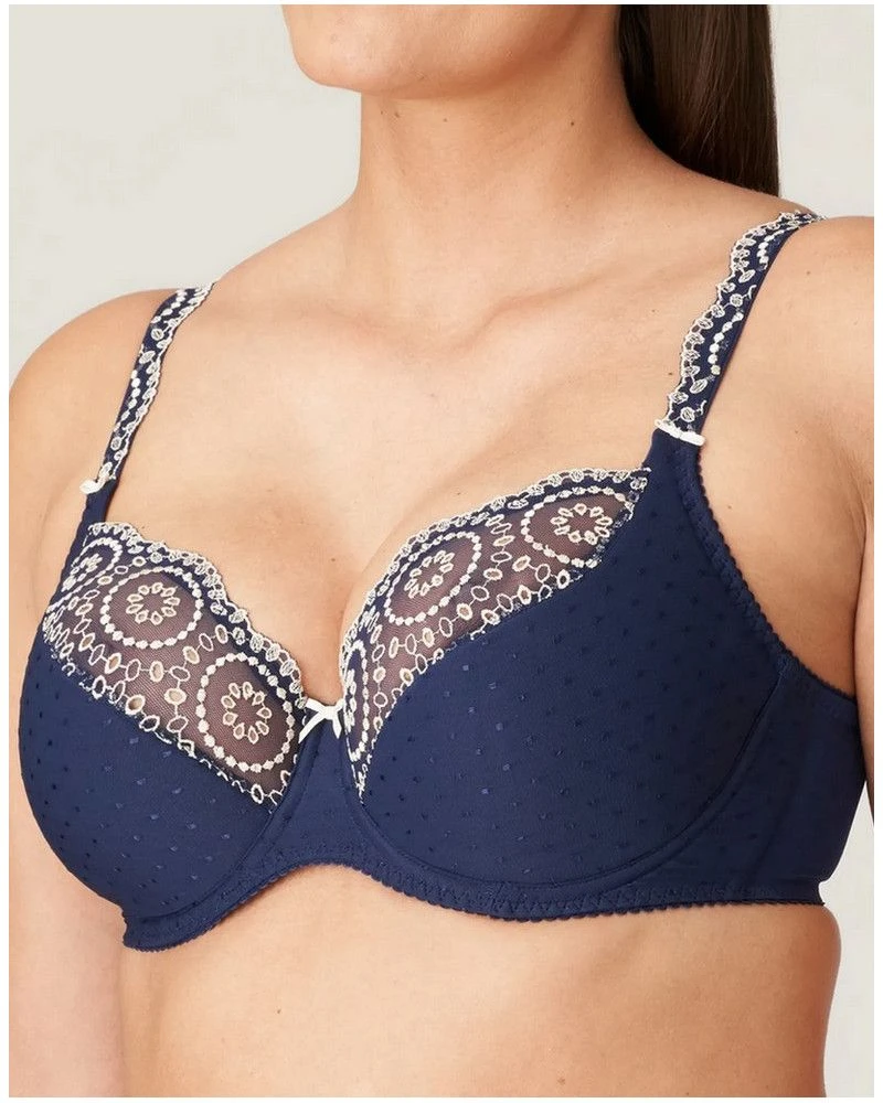 Soutien-gorge Balconnet Coupe Tulipe Prima Donna Osino (Bleu Saphire) 4 Soutien-gorge Balconnet Coupe Tulipe Prima Donna Osino (Bleu Saphire) – Image 2