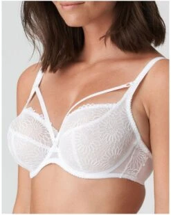 Soutien-gorge Balconnet Coupe Tulipe Prima Donna Sophora (Blanc) -Sous Vêtement Boutique soutien gorge balconnet coupe tulipe prima donna sophora blanc 2