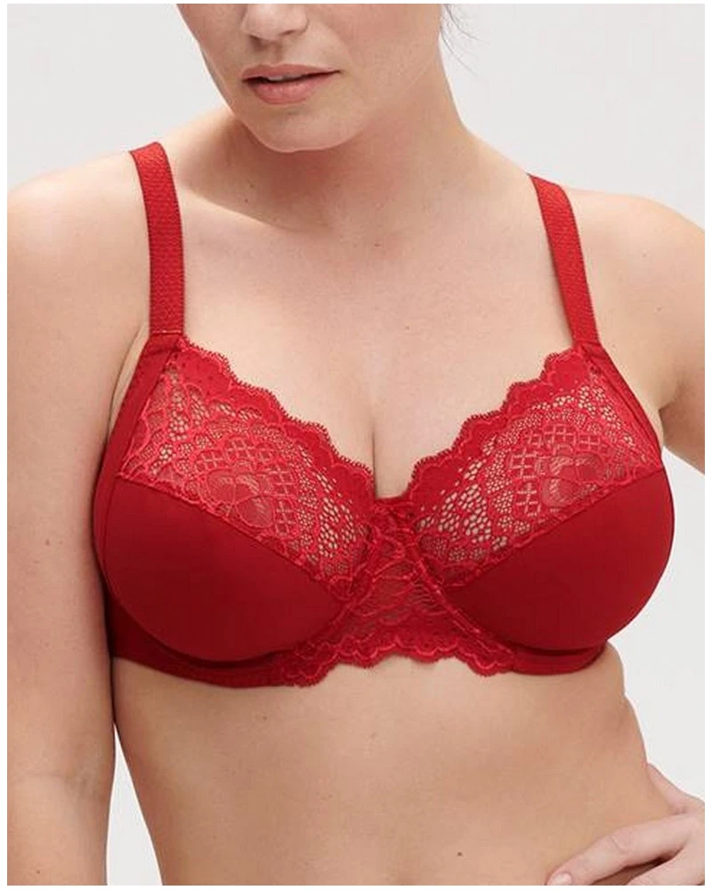Simone Perele Soutien-gorge Bonnets Profonds Simone Pérèle Caresse (Rouge Tango) 3 Simone Perele Soutien-gorge Bonnets Profonds Simone Pérèle Caresse (Rouge Tango)