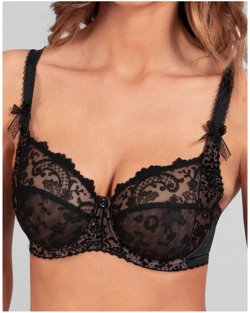 Soutien-gorge Classique Avec Armatures Empreinte Gaby (Noir) 3 Soutien-gorge Classique Avec Armatures Empreinte Gaby (Noir)