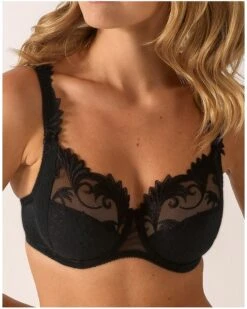 Soutien-gorge Classique Maille Armatures Empreinte Thalia (Noir)