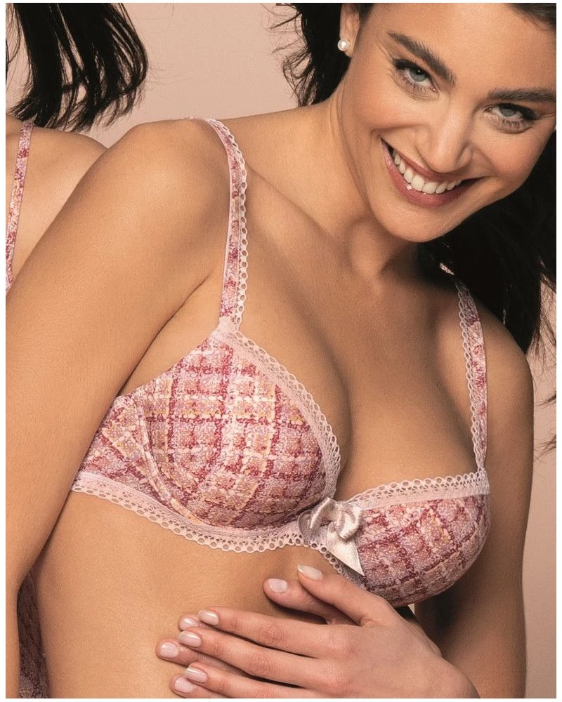 Soutien-gorge CoqueAntigel Un Amour De Tweed (Rose Amour) 3 Soutien-gorge CoqueAntigel Un Amour De Tweed (Rose Amour)