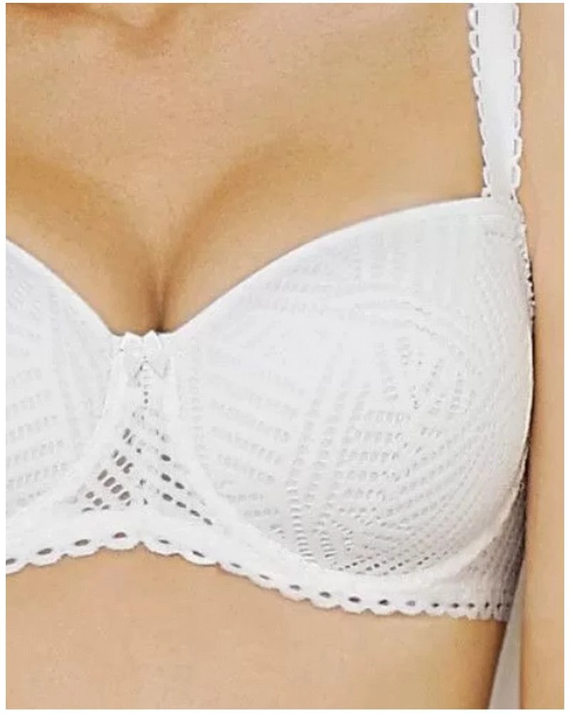 Soutien-gorge Coque Bonnets Profonds Antigel Tressage Graphic (Tressage Blanc) 4 Soutien-gorge Coque Bonnets Profonds Antigel Tressage Graphic (Tressage Blanc) – Image 2