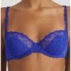 Soutien-gorge Coque Corbeille Plunge Marie Jo Nellie (Electric Blue) -Sous Vêtement Boutique soutien gorge coque corbeille plunge marie jo nellie electric blue