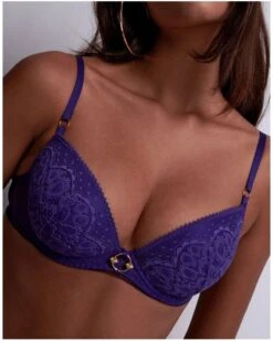 Soutien-gorge Coque Plunge Aubade Illusion Fauve (Ultraviolet) -Sous Vêtement Boutique soutien gorge coque plunge aubade illusion fauve ultraviolet 2