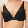 Soutien-gorge Coque Plunge Triumph Aura Spotlight (Noir) -Sous Vêtement Boutique soutien gorge coque plunge triumph aura spotlight noir