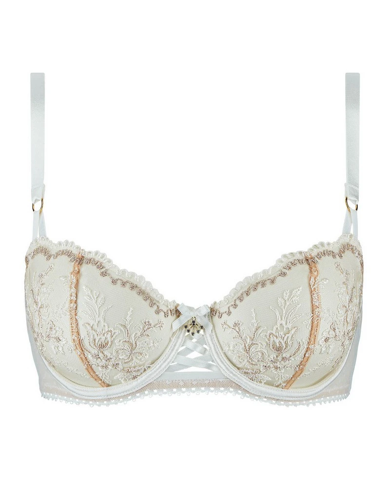 Soutien-gorge Corbeille à Armatures Aubade Trésor Infini (White Wind) 4 Soutien-gorge Corbeille à Armatures Aubade Trésor Infini (White Wind) – Image 2