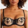 Soutien-gorge Corbeille Armatures Aubade Lovessence (Noir) -Sous Vêtement Boutique soutien gorge corbeille armatures aubade lovessence noir