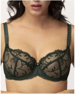 Soutien-gorge Corbeille Armatures Empreinte Ginger (Vert Profond)