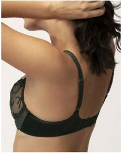 Soutien-gorge Corbeille Armatures Empreinte Ginger (Vert Profond) -Sous Vêtement Boutique soutien gorge corbeille armatures empreinte ginger vert profond 3