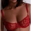 Soutien-gorge Corbeille Aubade Coeur à Corps (Rouge Rebelle) -Sous Vêtement Boutique soutien gorge corbeille aubade coeur a corps rouge rebelle