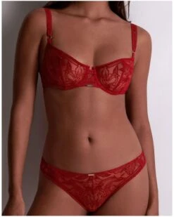 Soutien-gorge Corbeille Aubade Coeur à Corps (Rouge Rebelle) -Sous Vêtement Boutique soutien gorge corbeille aubade coeur a corps rouge rebelle 2