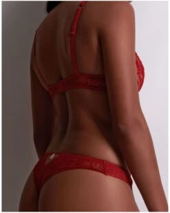 Soutien-gorge Corbeille Aubade Coeur à Corps (Rouge Rebelle) -Sous Vêtement Boutique soutien gorge corbeille aubade coeur a corps rouge rebelle 3