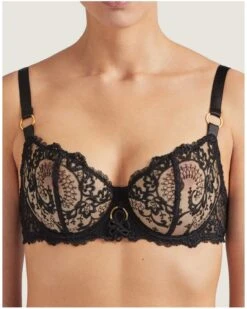 Soutien-gorge Corbeille Aubade La Reine De La Nuit (Noir Lyrique)