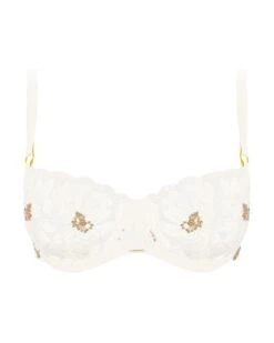 Soutien-gorge Corbeille Balconnet Chantelle Fleurs (Ivoire Doré) 9 Soutien-gorge Corbeille Balconnet Chantelle Fleurs (Ivoire Doré) -Sous Vêtement Boutique soutien gorge corbeille balconnet chantelle fleurs ivoire dore 3