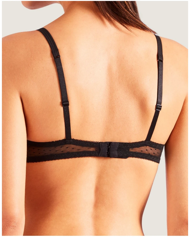 Soutien-gorge Corbeille Confort Aubade Au Bal De Flore (Noir) 4 Soutien-gorge Corbeille Confort Aubade Au Bal De Flore (Noir) – Image 2