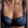 Soutien-gorge Corbeille Empreinte Garance (Indian Blue) -Sous Vêtement Boutique soutien gorge corbeille empreinte garance indian blue