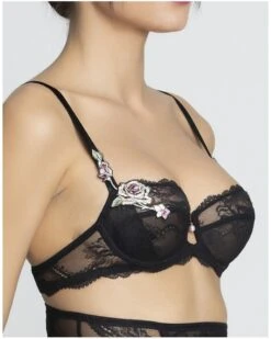 Soutien-gorge Corbeille Lise Charmel Désir De Roses (Rose Ebène) 10 Soutien-gorge Corbeille Lise Charmel Désir De Roses (Rose Ebène) -Sous Vêtement Boutique soutien gorge corbeille lise charmel desir de roses rose ebene 2