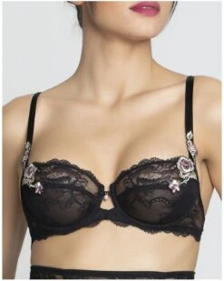 Soutien-gorge Corbeille Lise Charmel Désir De Roses (Rose Ebène)