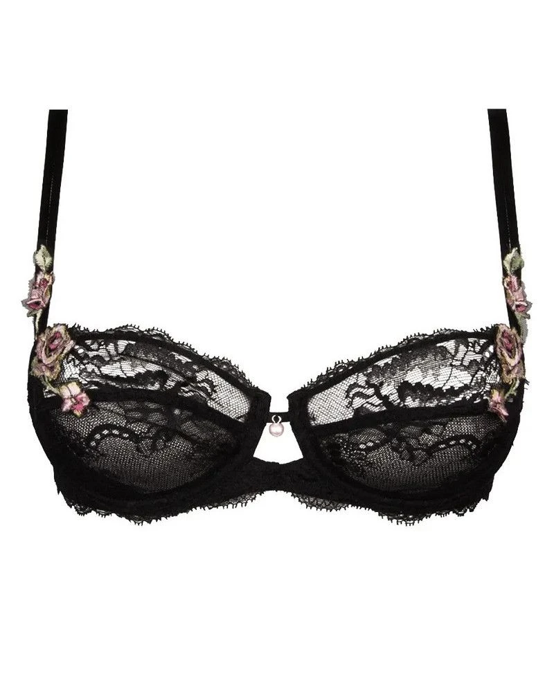 Soutien-gorge Corbeille Lise Charmel Désir De Roses (Rose Ebène) 7 Soutien-gorge Corbeille Lise Charmel Désir De Roses (Rose Ebène) – Image 5
