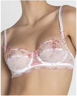 Soutien-gorge Corbeille Lise Charmel Été Frivole (Blanc Frivole) -Sous Vêtement Boutique soutien gorge corbeille lise charmel ete frivole blanc frivole 2