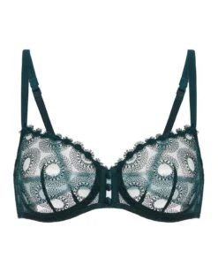 Simone Perele Soutien-gorge Corbeille Simone Pérèle Utopia (Vert Anglais) -Sous Vêtement Boutique soutien gorge corbeille simone perele utopia vert anglais 2