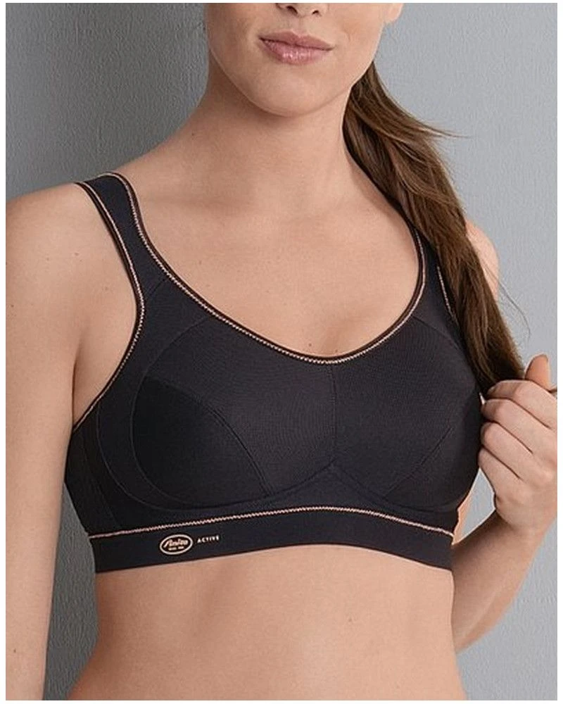 Soutien-gorge De Sport Anita Active Extrême Control (Noir/Doré) 3 Soutien-gorge De Sport Anita Active Extrême Control (Noir/Doré)